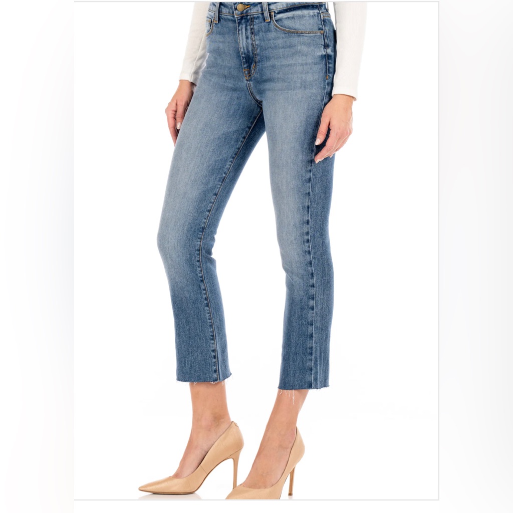 New With Tags Fidelity Denim Juniper Crop Flare Jean